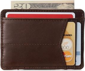 img 3 attached to Alpine Swiss Minimalist Leather Collection Men's Accessories ~ Wallets, Card Cases & Money Organizers