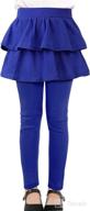 kereda girls skirt leggings with ruffle tutu design, footless tights for kids ages 2-12 логотип