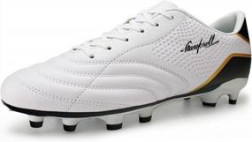 img 4 attached to Unleash Your Inner Athlete With Hawkwell Youth Men'S Outdoor Soccer Cleats - Perfect For Professional Training On Firm Grounds