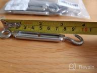 img 1 attached to 8-Pack Stainless Steel Turnbuckle Hook And Eye Set For Cable Tensioning And Shade Sails review by David Tison