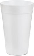 🥤 dart 20j16 3.7" top & 2.4" bottom diameter, 6.1" height big drink foam cup, 20 oz - pack of 25 логотип