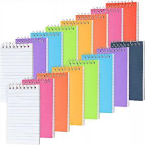 img 4 attached to Get Organized With EOOUT'S 16 Pack 3X5 Spiral Notepads - Perfect For Home, Office, And School