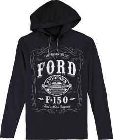 img 3 attached to Hooded Ford F-150 Long 👕 Sleeve Shirt for Men by Tee Luv