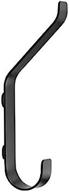 safco products 6410bl black magnetic coat hook logo