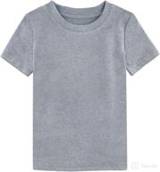 👕 cosland boys' heavyweight 100% cotton crewneck t-shirt: quality short sleeve tee for durability & comfort логотип