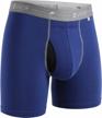 "experience ultimate comfort with 2undr men's day shift 6"" boxer brief underwear" 1 logo