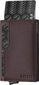 img 4 attached to VULKIT Holder Window Leather Protection Men's Accessories : Wallets, Card Cases & Money Organizers