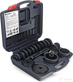 img 3 attached to 🔧 Powerbuilt Front Wheel Drive Bearing Tool Set - Complete 23 Piece Kit with Adapters (Domestic and Import) - 648741
