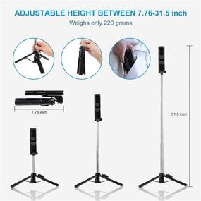 img 2 attached to 📸 Ultimate Multifunctional Selfie Stick: Extendable Phone and Tablet Tripod Stand with Dual Phone Holder & Bluetooth Remote – Ideal for Video Recording, Photography, and Live Streaming, Compatible with iPad and Cell Phone