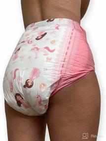 img 3 attached to Rearz Princess Pink Adult Diapers - Overnight Sample Pack (2 Pack, Medium)