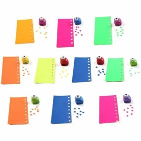 img 2 attached to 🎨 LOVEINUSA Punch Craft Set, 10 Pack Hole Punch Shapes Scrapbooking Supplies - Perfect for Crafting & Fun Projects