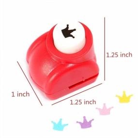 img 3 attached to 🎨 LOVEINUSA Punch Craft Set, 10 Pack Hole Punch Shapes Scrapbooking Supplies - Perfect for Crafting & Fun Projects