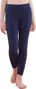 img 3 attached to Willit Athletic Leggings Running Compression Girls' Clothing via Active