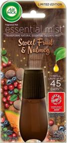 img 3 attached to 🎄 Air Wick Essential Mist Refill - Holiday Collection Sweet Fruit & Nutmeg - 0.67 FL OZ (20 mL) Net Wt. - Pack of 3 Refills