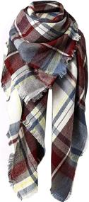 img 4 attached to 🧣 Zando Fashionable Oversized Scarves – Essential Women's Scarves & Wraps