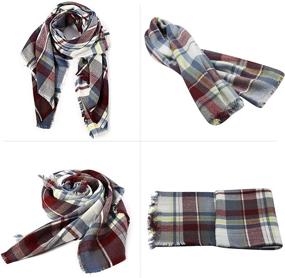 img 3 attached to 🧣 Zando Fashionable Oversized Scarves – Essential Women's Scarves & Wraps