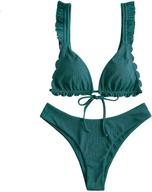 zaful spaghetti triangle swimsuit c light women's clothing ~ swimsuits & cover ups logo