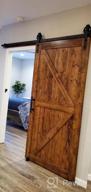 img 1 attached to DIY Sliding Barn Wood Door Kit - Pre-Drilled And Ready To Assemble - Natural Solid Spruce Wood - Interior Single Door - Fit 4FT Rail review by Stephen Zimmer
