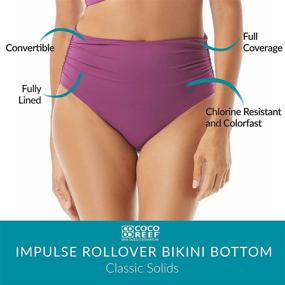img 1 attached to Coco Reef Rollover Swimsuit Castaway - Women's Swimsuits & Cover Ups