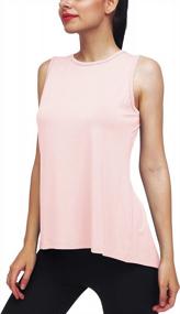 img 3 attached to Power Up Your Workout Wardrobe With Mippo'S Women'S Yoga Tank Tops And Athletic Shirts