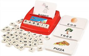 img 4 attached to Get Your Kids Engaged In English Learning With BOHS Literacy Wiz - 60 Uppercase Flash Cards Fun Game - Perfect Preschool Educational Toy