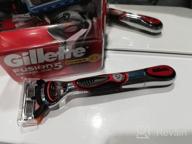 img 1 attached to Gillette Fusion5 Power Mens Razor, 1 cassette, with 5 blades, with friction-reducing blades, with soothing microimpulses review by Hong Hng Quang ᠌