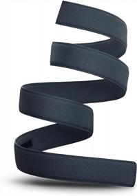 img 1 attached to Black Mission Belt Leather 40Mm Men's Accessories in Belts