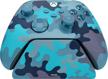 razer universal quick charging stand for xbox series xs: magnetic secure charging and perfect controller matching in mineral camo design logo