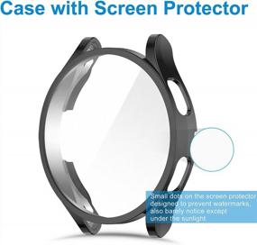 img 2 attached to Protect Your Galaxy Watch 4 With NANW'S 4-Pack Screen Protector & Rugged Case Bundle