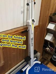 img 6 attached to 🧗 Doufit Vertical Climber Exercise Machine: Full Body Workout at Home with LCD Monitor
