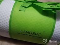 img 1 attached to Find Relief From Neck Pain With LANGRIA'S Orthopedic Memory Foam Pillow - Ideal For All Sleeping Positions! review by Kenneth Cotton