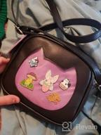 img 1 attached to Small Cat Ita Bag Crossbody Purse With Insert - STEAMEDBUN Pin Display review by Dawn Wright