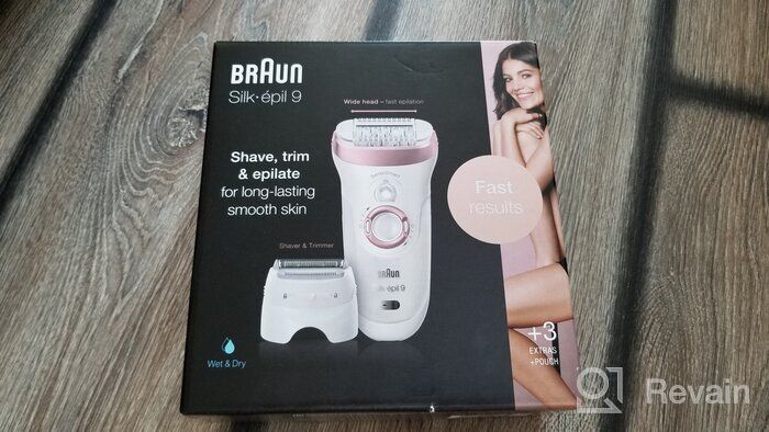 img 3 attached to 🧖 Braun 9-720 Silk-epil 9 SensoSmart Epilator - Complete Hair Removal Solution in White review by Agata Zuzankiewicz ᠌