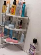 img 1 attached to Maximize Space And Beauty With KINGBERWI'S 3-Tier Counter Organizer: Ideal For Bathrooms, Kitchens, And Vanity Areas! review by Kristen Vang