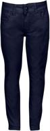 premium skinny stretchable uniform juniors girls' clothing : pants & capris logo