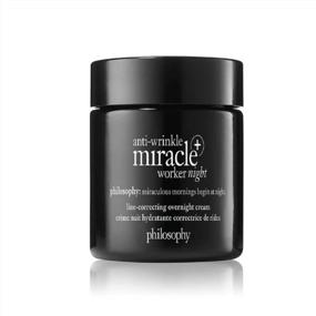 img 4 attached to Revitalize Your Skin With Philosophy'S Anti-Wrinkle Miracle Worker Night Cream - 2 Oz