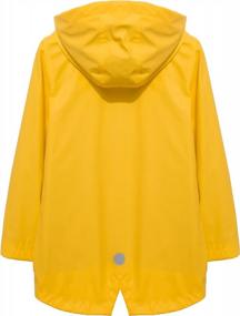 img 3 attached to Boys & Girls Waterproof Rain Jacket W/ Fleece Lining - Hiheart Softshell Coat