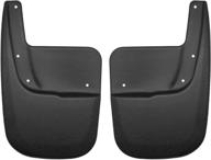 🚗 husky liners rear mud guards - black (2 pcs), 57631, fits 2007-2017 ford expedition xlt without power running boards logo