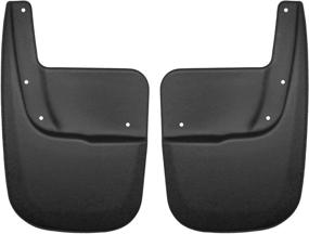 img 4 attached to 🚗 Husky Liners Rear Mud Guards - Black (2 Pcs), 57631, Fits 2007-2017 Ford Expedition XLT without Power Running Boards