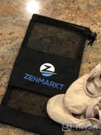 img 1 attached to Zenmarkt DanceJoy Women'S Mesh Shoe Bag For Pointe Ballet Dance Accessories review by Jamal Webb