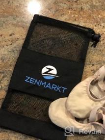img 6 attached to Zenmarkt DanceJoy Women'S Mesh Shoe Bag For Pointe Ballet Dance Accessories
