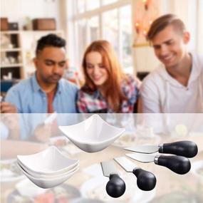 img 1 attached to Serve In Style With MALACASA Set Of 8 Ramekin Dishes And 4 Cheese Forks