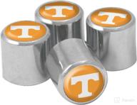 🏈 ncaa tennessee volunteers 4-pack metal tire valve stem caps логотип