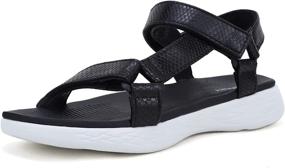 img 4 attached to SEMARY Anti Skidding Comfortable Athletic Beach U720SLX027 Navy 36 Women's Shoes ~ Athletic