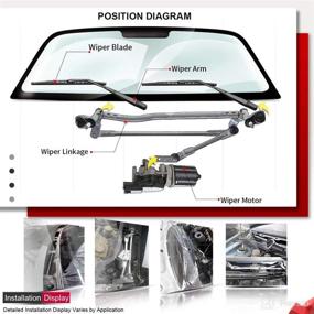 img 3 attached to 🚘 High-Quality Windshield Wiper Transmission Linkage for Volkswagen Jetta Golf 99-06, Beetle 98-2010, Clasico, Audi A3 S3, Seat Leon