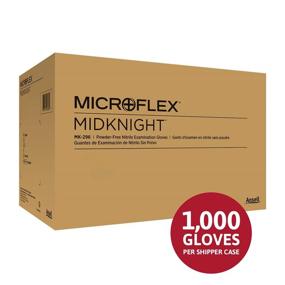 img 2 attached to 🧤 1000-Pack Microflex Midknight Powder-Free Medical-Grade Nitrile Exam Gloves
