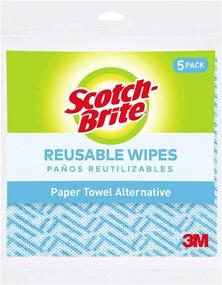 img 1 attached to 🧽 Scotch-Brite Kitchen Wipe Bulk Pack - 60 Count (12 Packs)