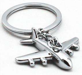 img 3 attached to ✈️ GOOTRADES Airplane Keychains Keyring Creative: A Unique and Innovative Accessory