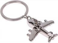 ✈️ gootrades airplane keychains keyring creative: a unique and innovative accessory logo