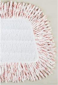 img 2 attached to Rubbermaid 1M20 Reveal Mop Dry Dusting Cleaning Pad: Efficient 15-Inch White/Red Pad